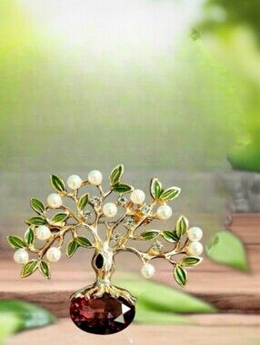 Ornate Tree Of Life Brooch